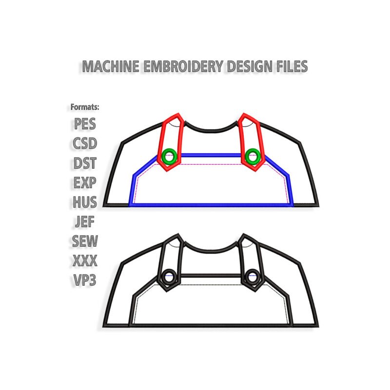 Girls dress Applique Embroidery design