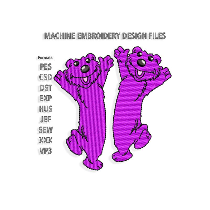 Pip and Pop Embroidery desig
