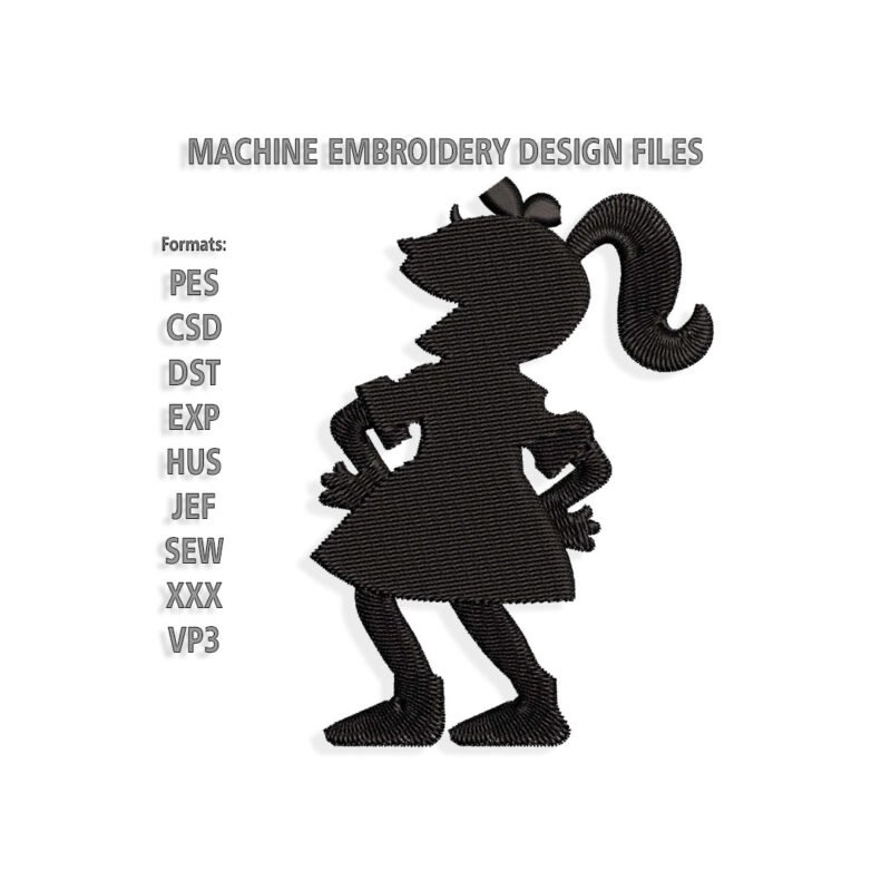 Big Blue House shadow Embroidery design