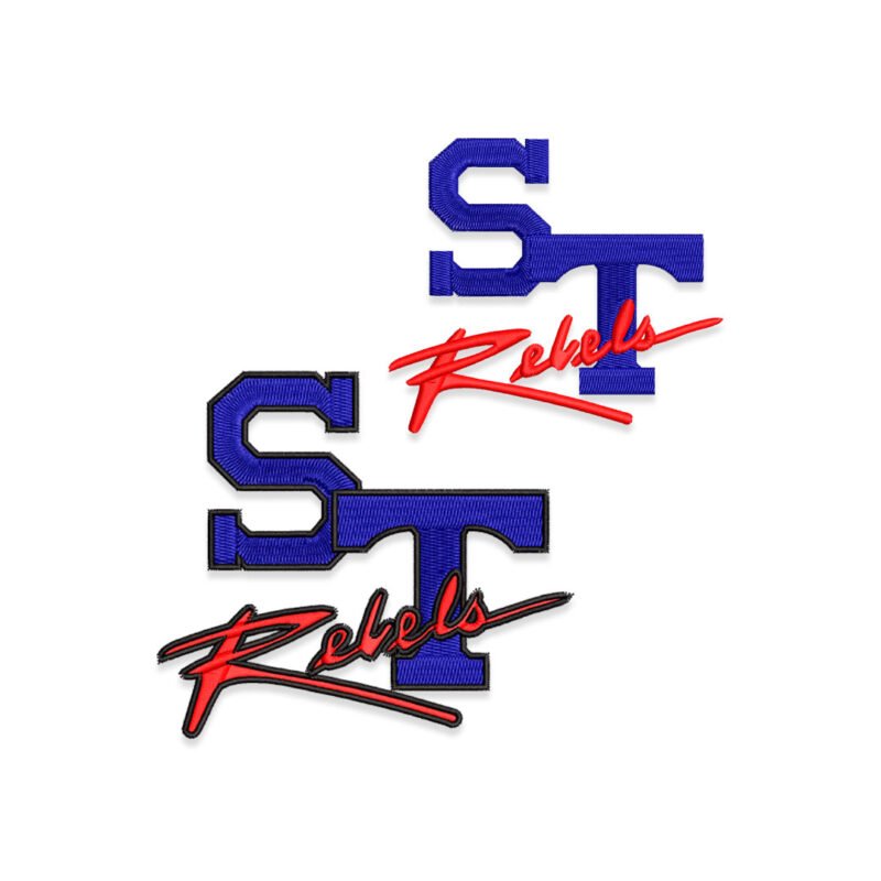 ST Rebels Embroidery design files