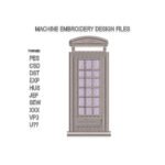 London box Embroidery design