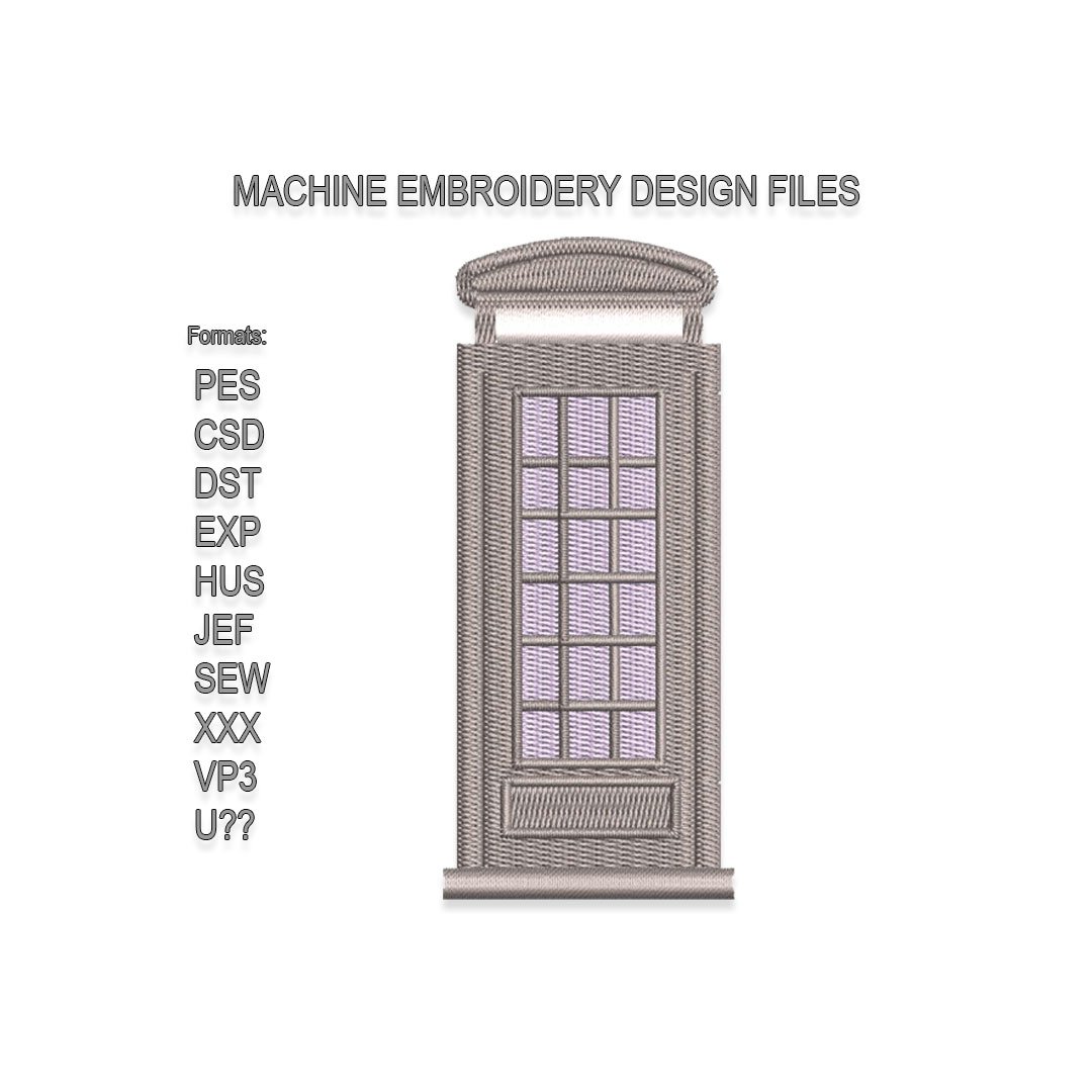 London box Embroidery design