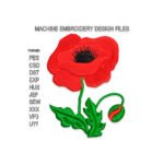 Poppy Embroidery design
