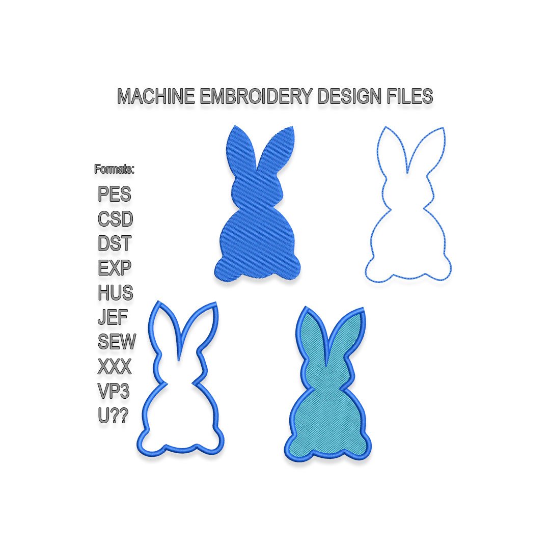 Bundle of Bunny Embroidery design