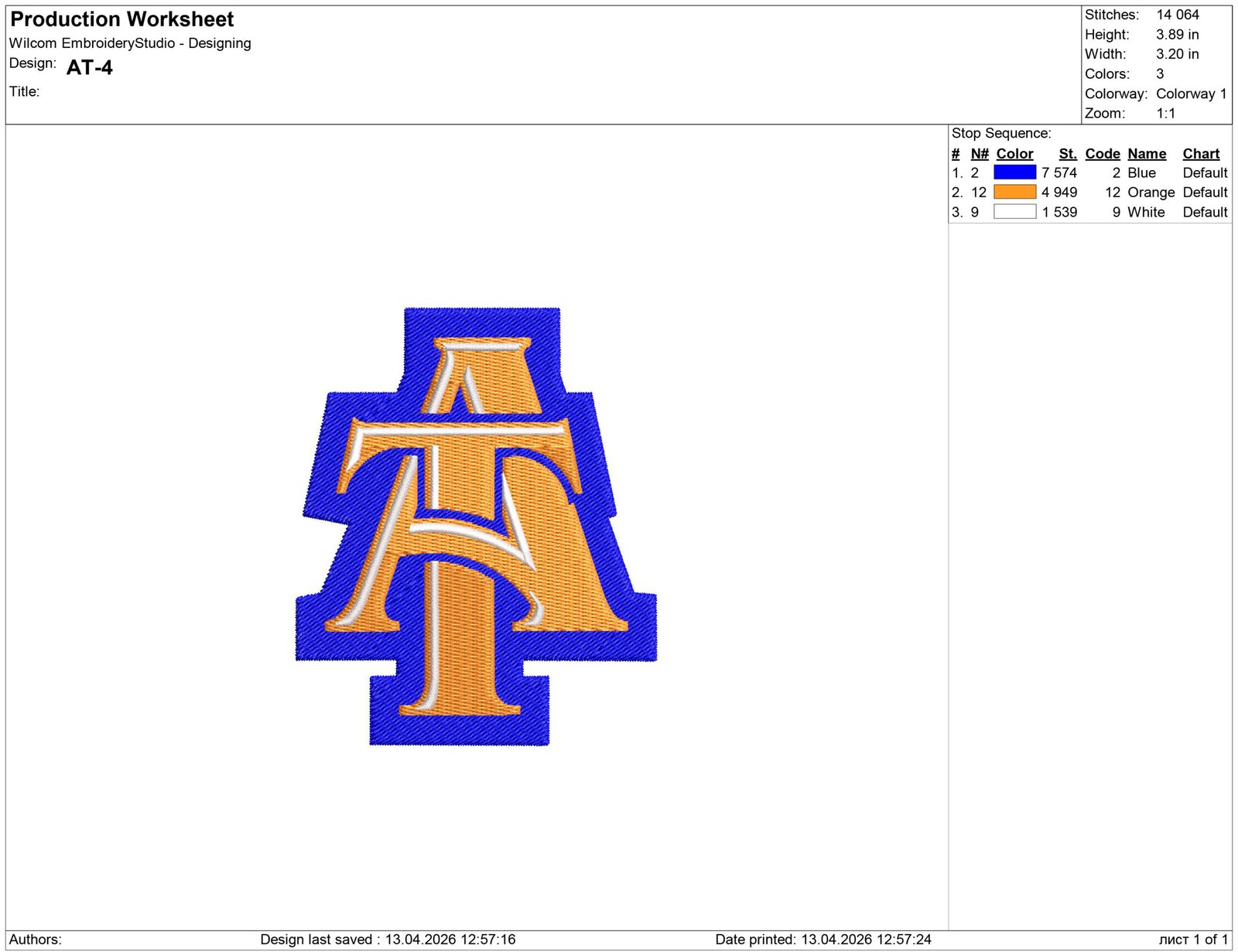 North Carolina A&T Aggies Embroidery design