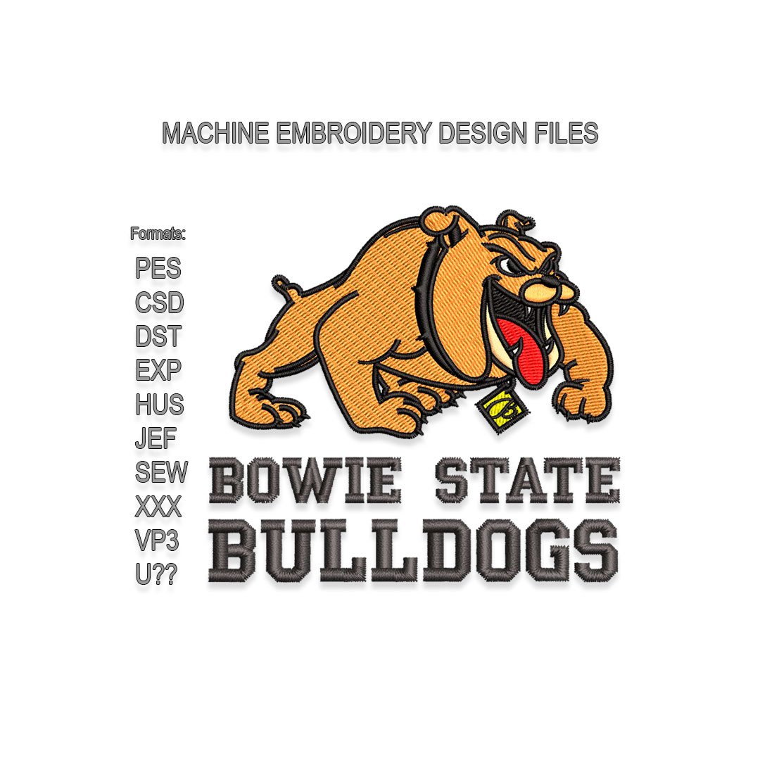 BS Bulldogs Embroidery design