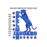Spelman Jaguars Embroidery design