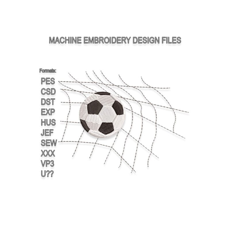 Soccer Embroidery design