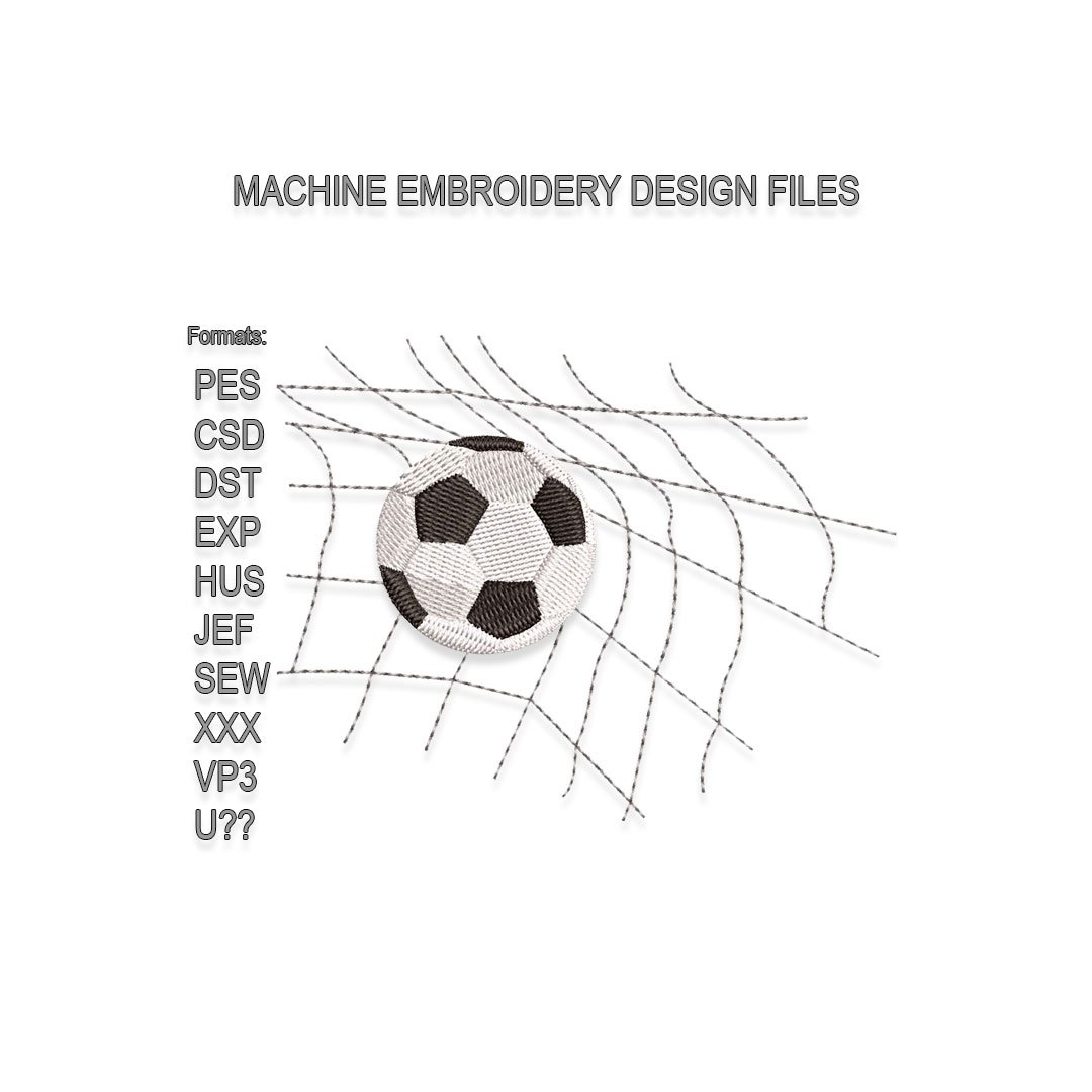 Soccer Embroidery design