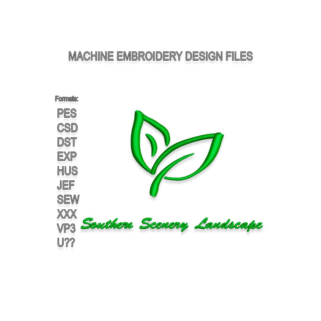 Southern Scenery Landscape Embroidery design files