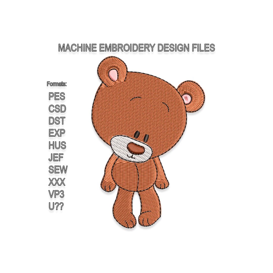 Teddy Bear Embroidery design