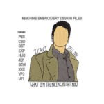 Captain Jack Harkness Embroidery design