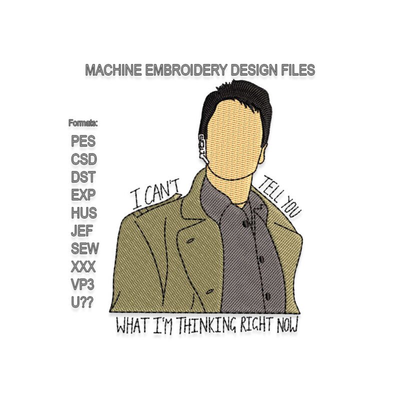Captain Jack Harkness Embroidery design