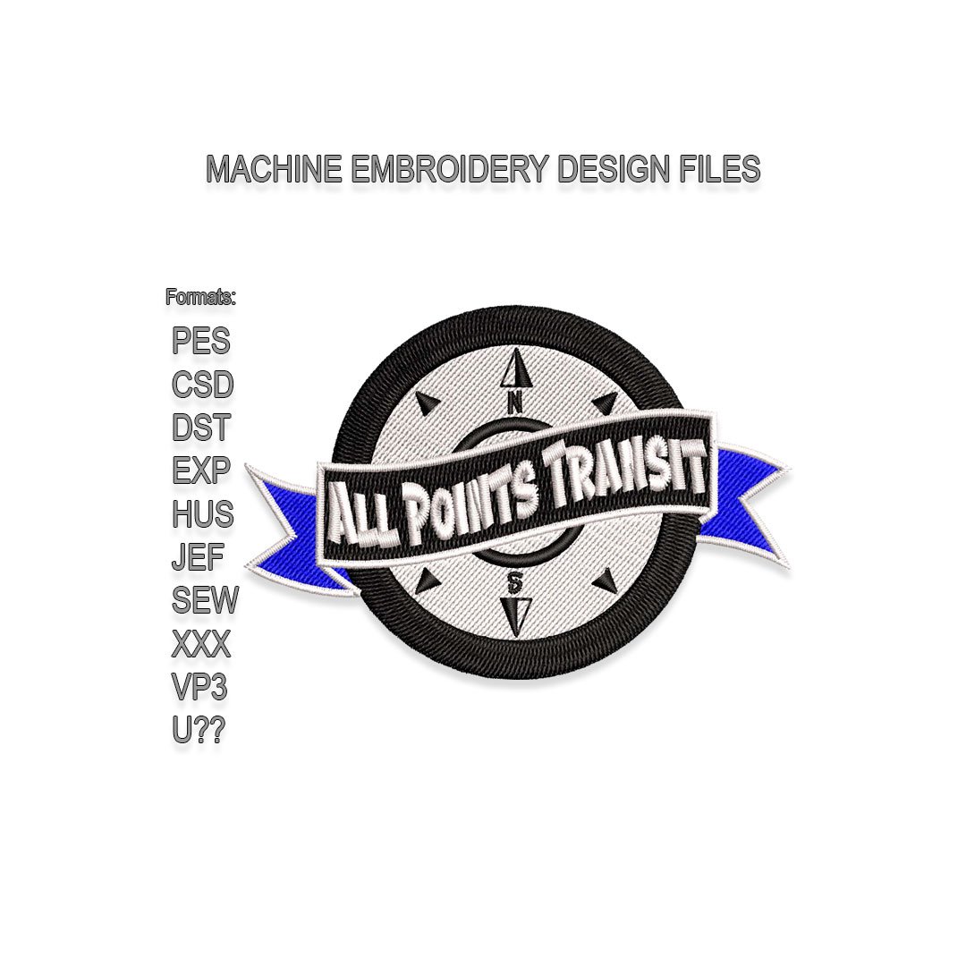 APT Logo Embroidery design