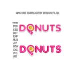 Turbo Donuts Embroidery design