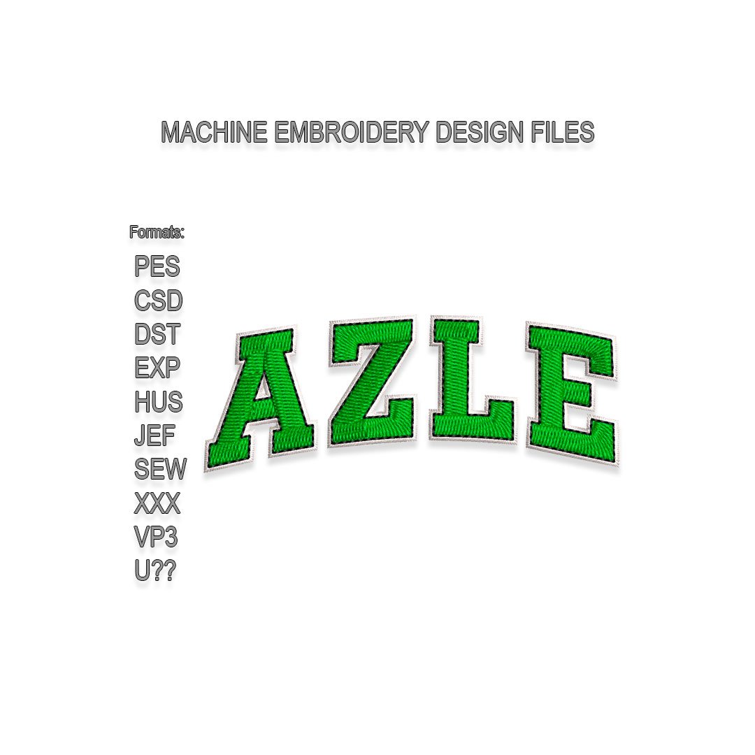 Azle Embroidery design files