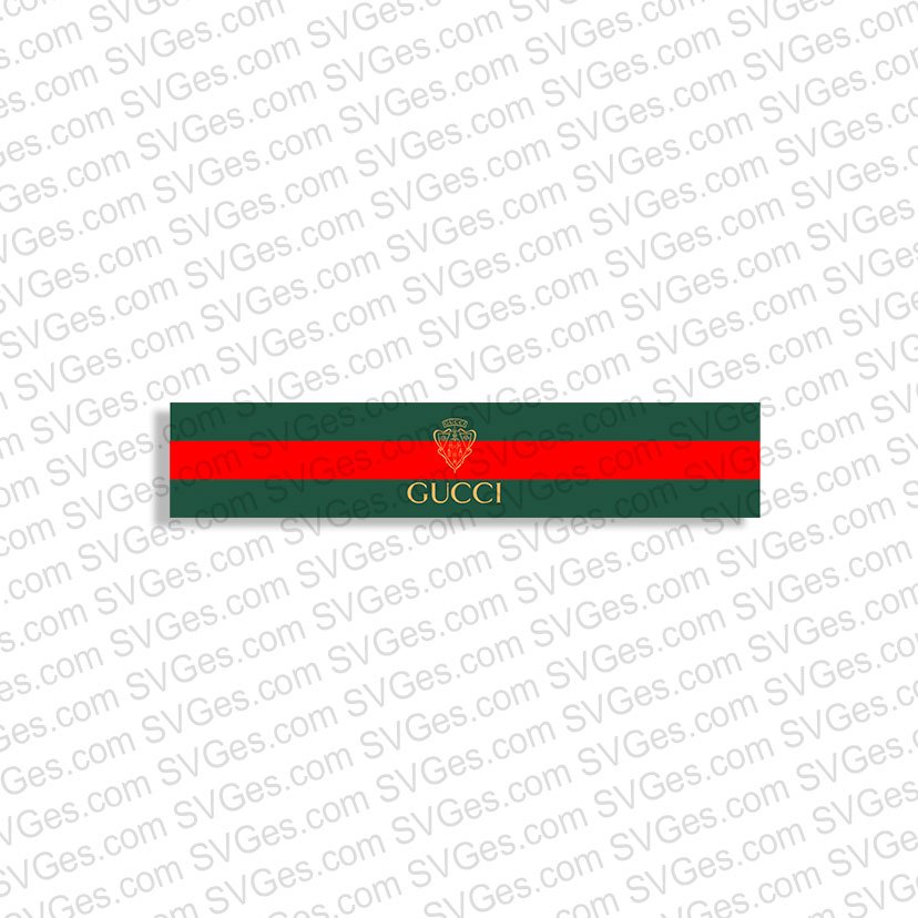 Gucci Museo Horizontal Stripe SVG files