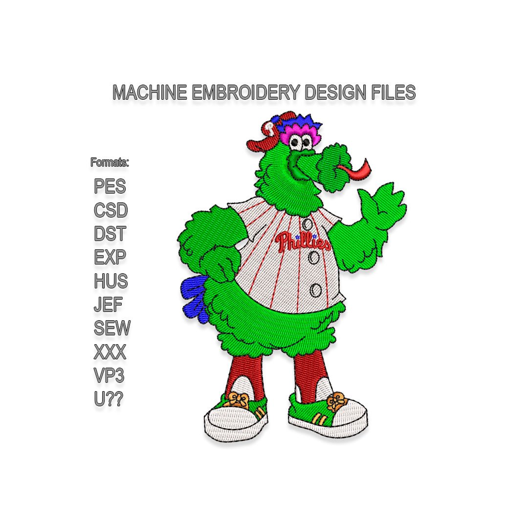 Philadelphia Phillie Embroidery design