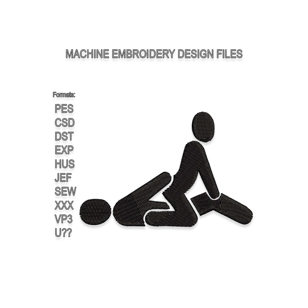 P3 Gay Kamasutra Doodles Embroidery design