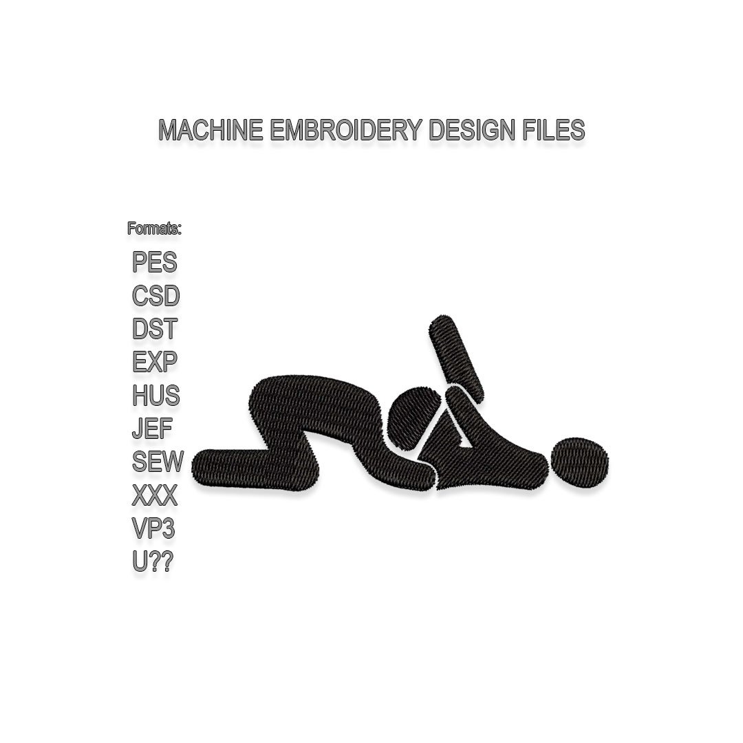 P1 Gay Kamasutra Doodles Embroidery design