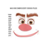 Wreck-It Ralph face Embroidery design