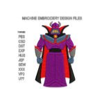 Emperor Zurg Embroidery design