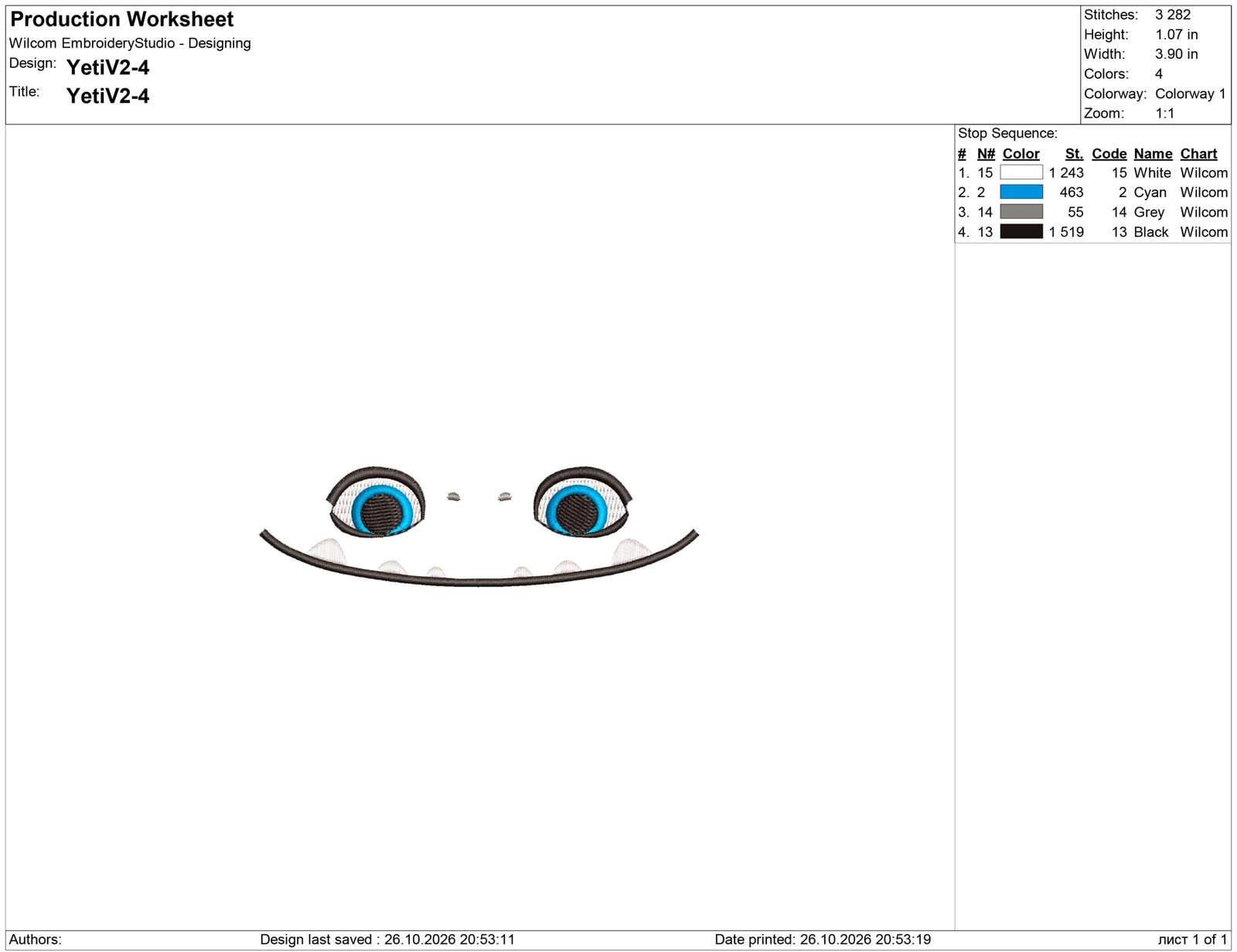 Bundle of Yeti Face Embroidery design - Image 2